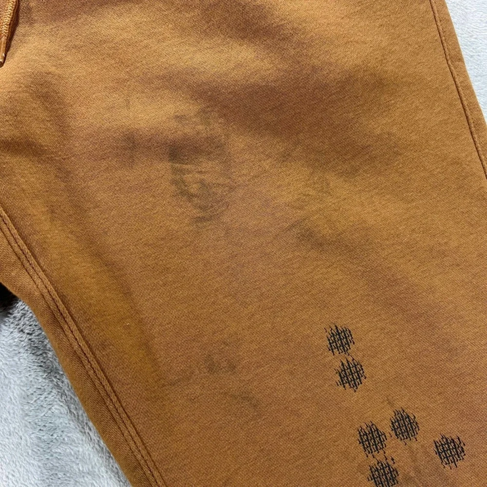 NIKE‎ Sportswear Club Cuffed Fleece Pants Mens Large Brown IM7828-235 Graphic